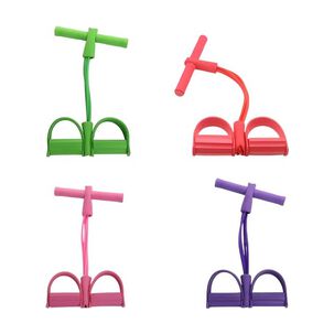 Pack 4 Ligas De Resistencia Piernas 6 Tubos Bandas Elasticas