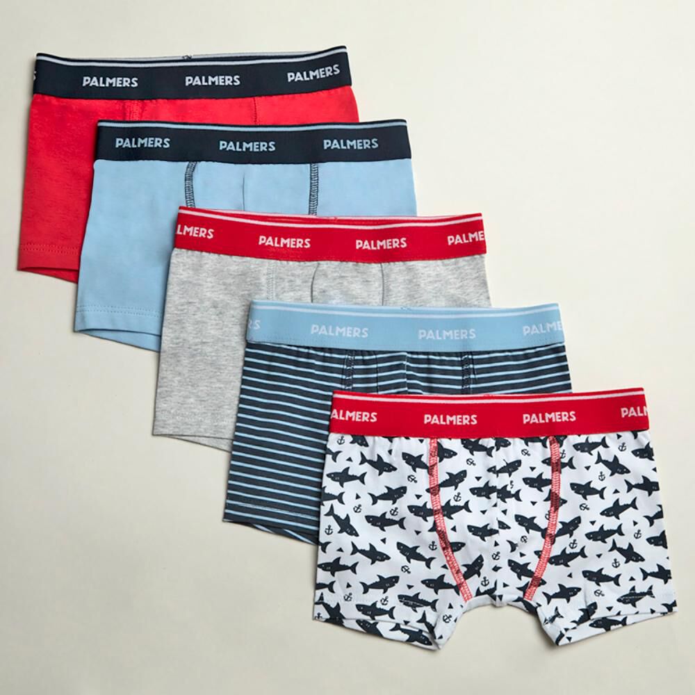 Pack Boxer Boxer Niño Palmers / 5 Pares image number 3.0