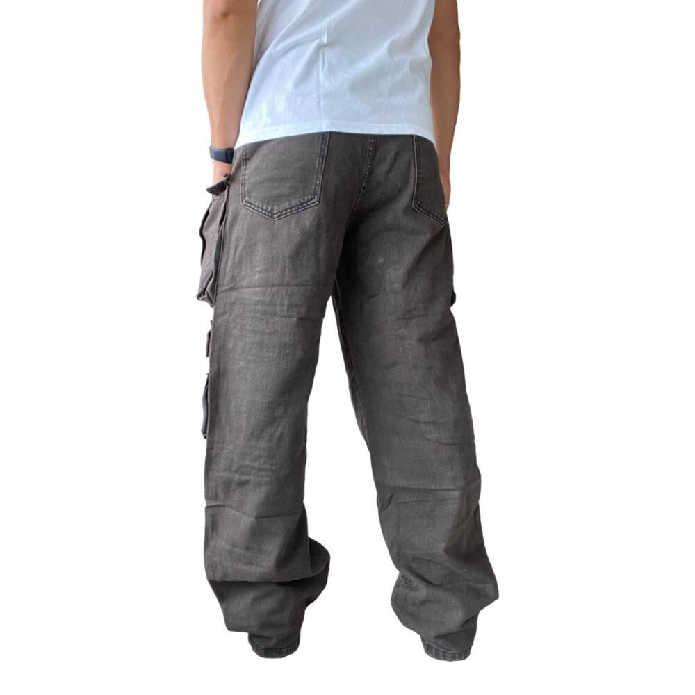Jeans Diábolo Cargo Ancho Wide Leg Hombre image number 26.0
