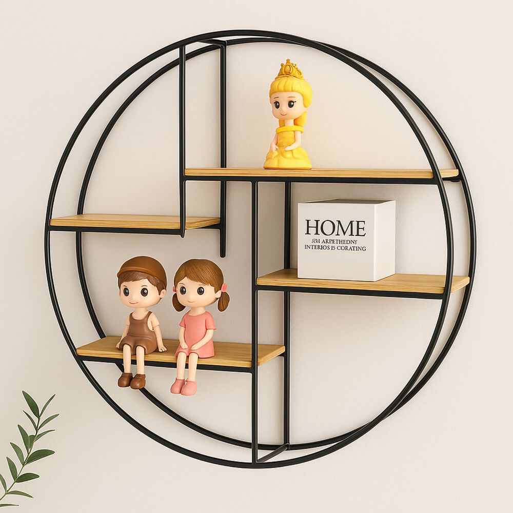 Estante Organizador Decorativo Para Hogar De Madera 50cm image number 1.0