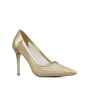 Zapato Taco Alto Elegante Malla Moda Mujer Weide Ghe36 Zapato Taco Alto Elegante Malla Moda Mujer Weide Ghe36