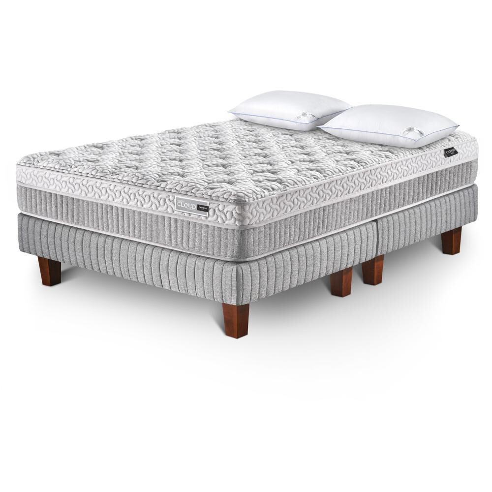 Cama Europea Cannon Home Hybrid Cloud / 2 Plazas / Base Dividida + Almohadas image number 0.0