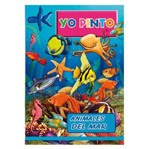 Libro Para Colorear Yo Pinto Animales Del Mar Art & Craft