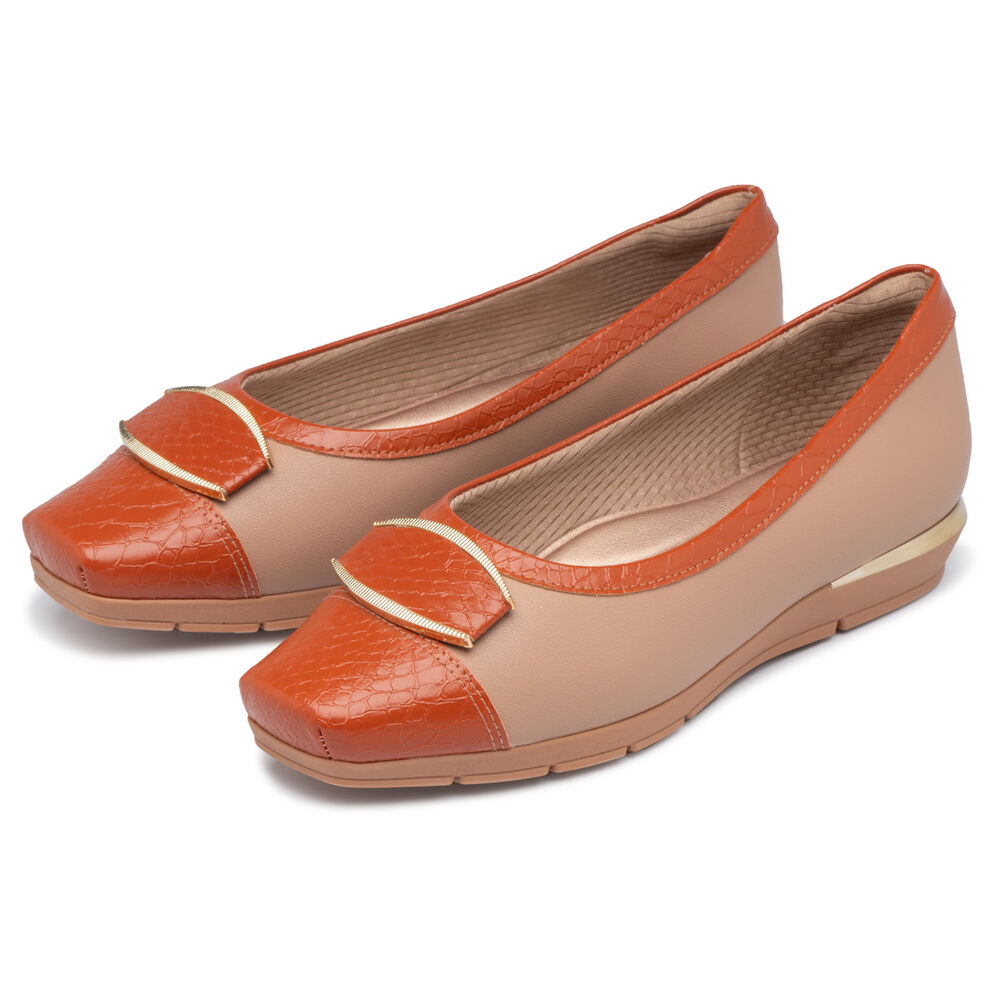 Zapato Mujer Almendra/caramelo Fernanda Piccadilly image number 2.0
