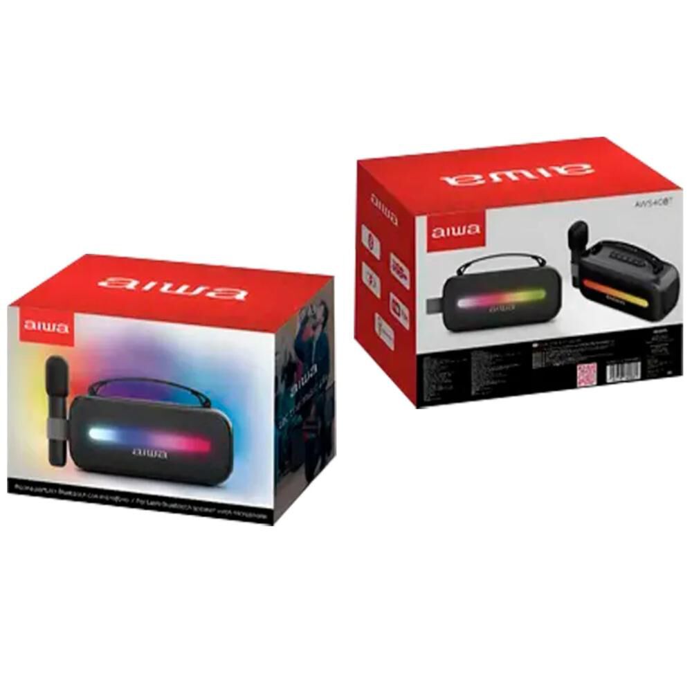 Parlante Portátil Aiwa 12w – Sonido Potente + Luces Led Rgb / Modelo Awss40bt image number 6.0