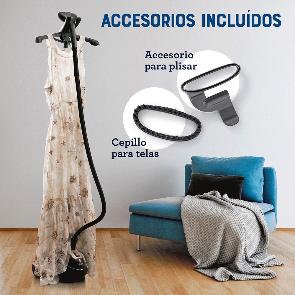 Vaporizador De Prendas Oster Con Gancho Para Pantalon Gcstgs7000 image number 5.0