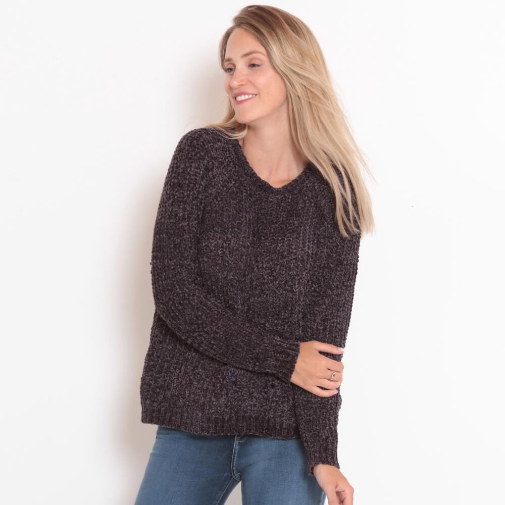 Sweater Tejido Cuello V Mujer Wados image number 0.0