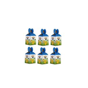 Pack 6 Cajas Dulces Pokemon Para Cumplea&ntilde;os Cotillon