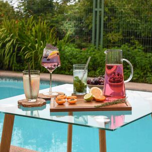 Mesa De Comedor Cristal 80x80cm