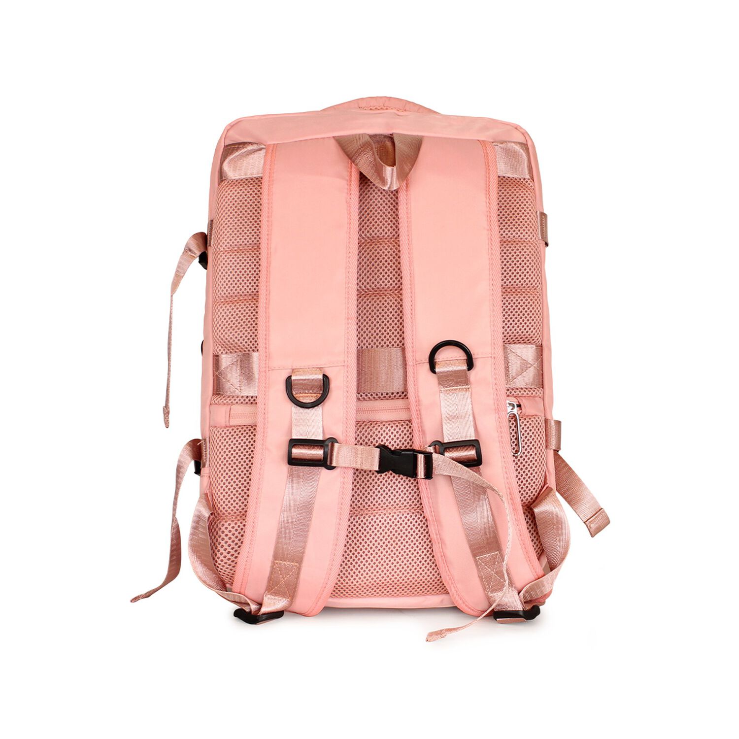Mochila De Viaje Viral Rosada Con Usb Swiss Bag image number 2.0