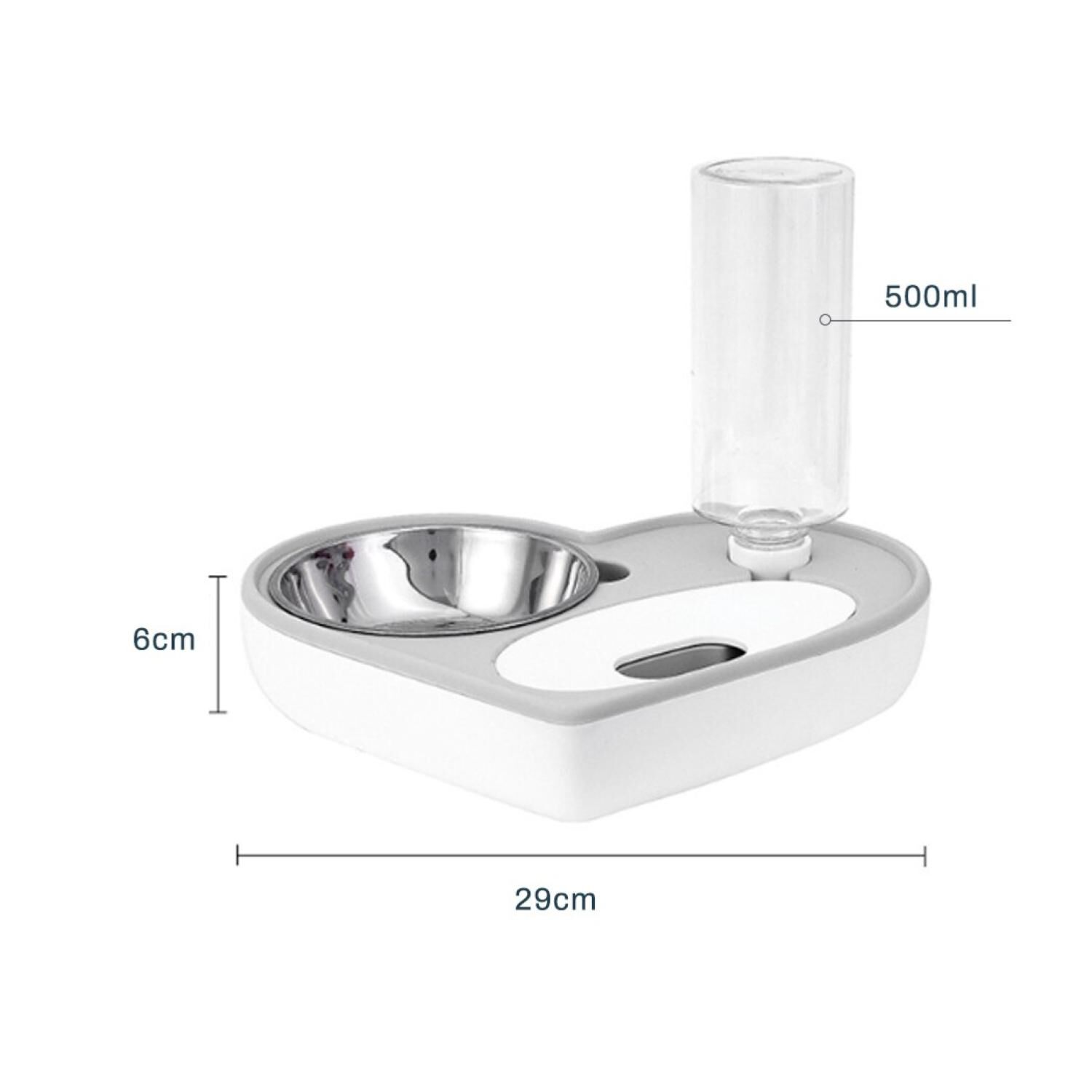 Plato Tazon Comida Para Mascotas Dispensador Agua Automatico image number 1.0