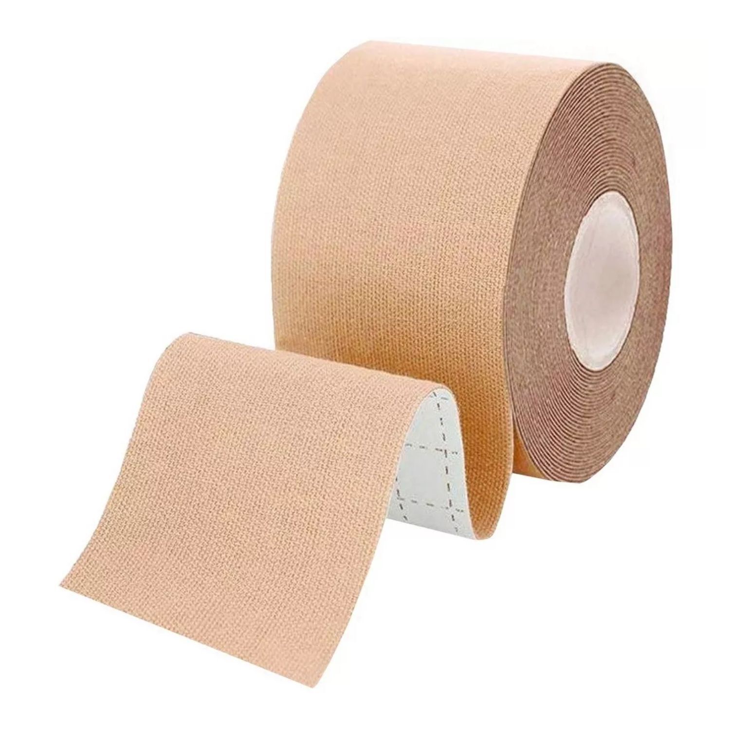 Cinta Kinesiol&oacute;gica Tape Neuromuscular 500cm X 5cm Beige image number 0.0