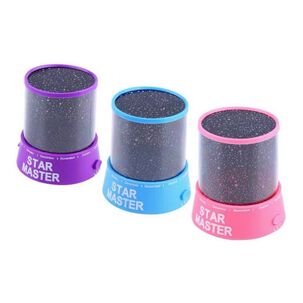 Lámpara Proyector Luz Led Estrellas Y Luna Portátil Rosa