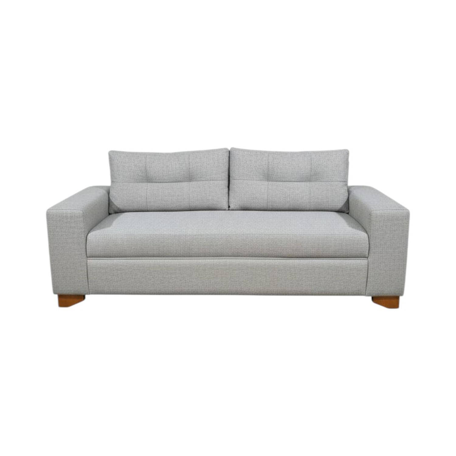 Sofa Paris Dos Cuerpos Lino Gris Claro image number 0.0