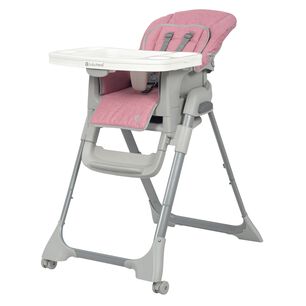 Silla De Comer 7 En 1 Everlast Stellar Rosado | Desde Los 6 Meses Hasta 27 Kg