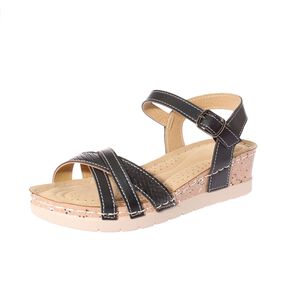 Sandalia Confy Negro V&iacute;a Franca Art. 52108b0598black