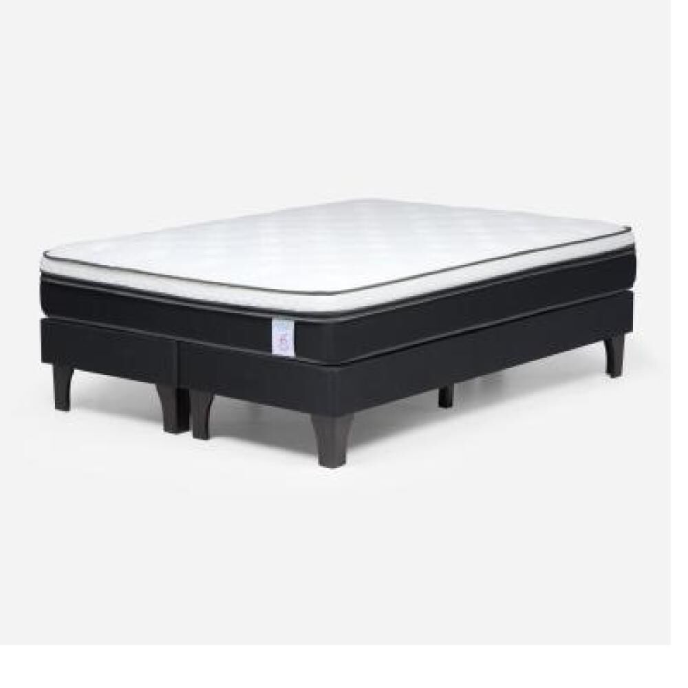 Cama Europea Rosen New Style 6 / 2 Plazas / Base Dividida + Respaldo image number 14.0