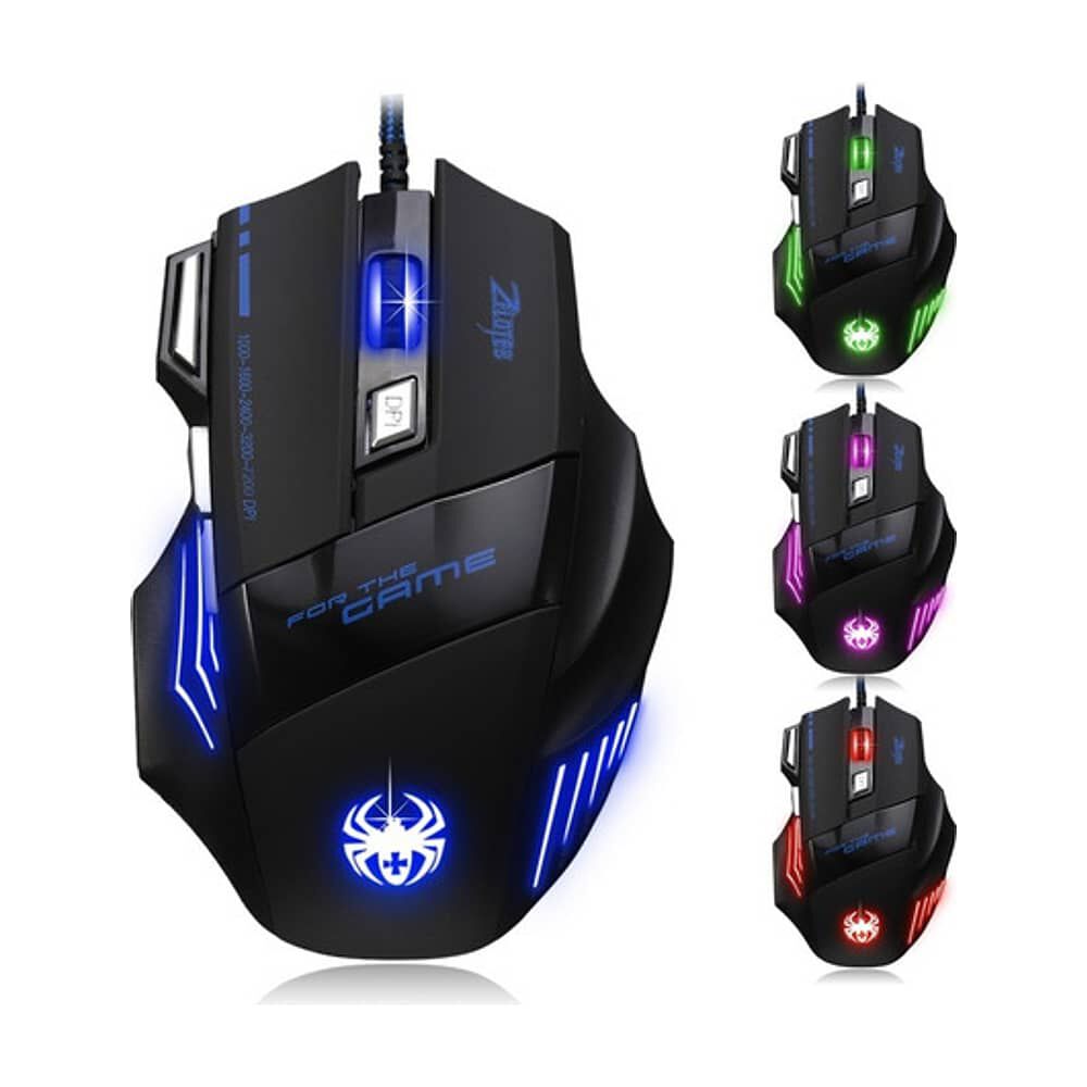 Mouse Gaming Zelotes Con Cable 7 Keys 7200 Dpi T-80 image number 3.0
