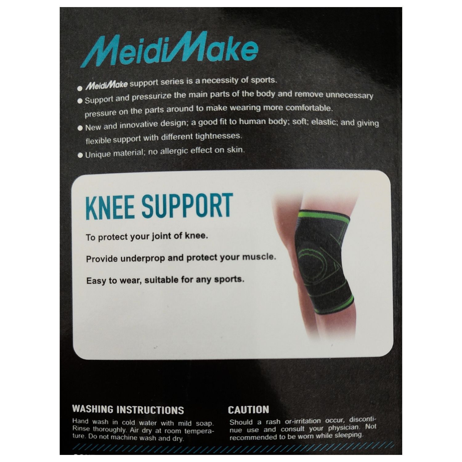 Rodillera Ajustable Compresiva Velcro Deporte Terapia Alivio image number 6.0