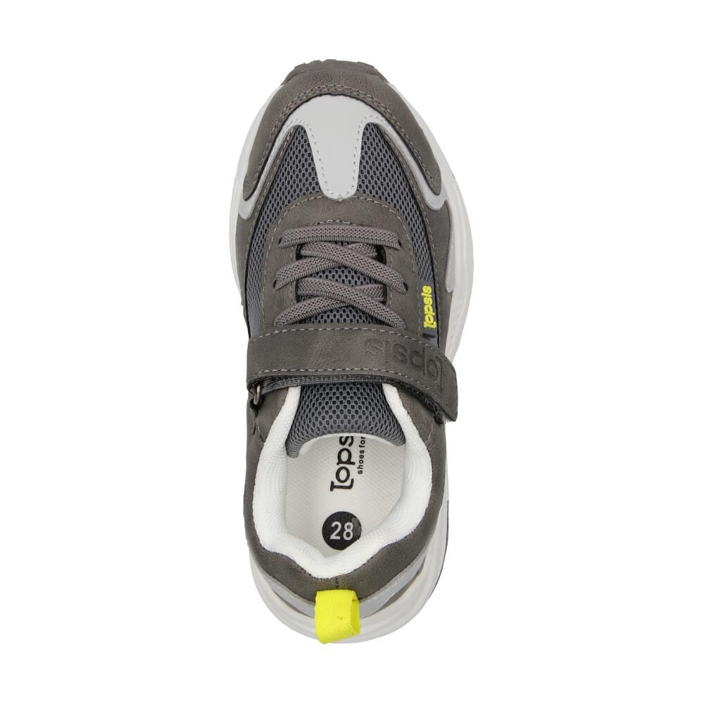 Zapatilla Infantil Niño Topsis Grey image number 4.0