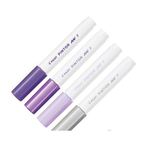 Pintor Set Colores Metalizados Punta Fina