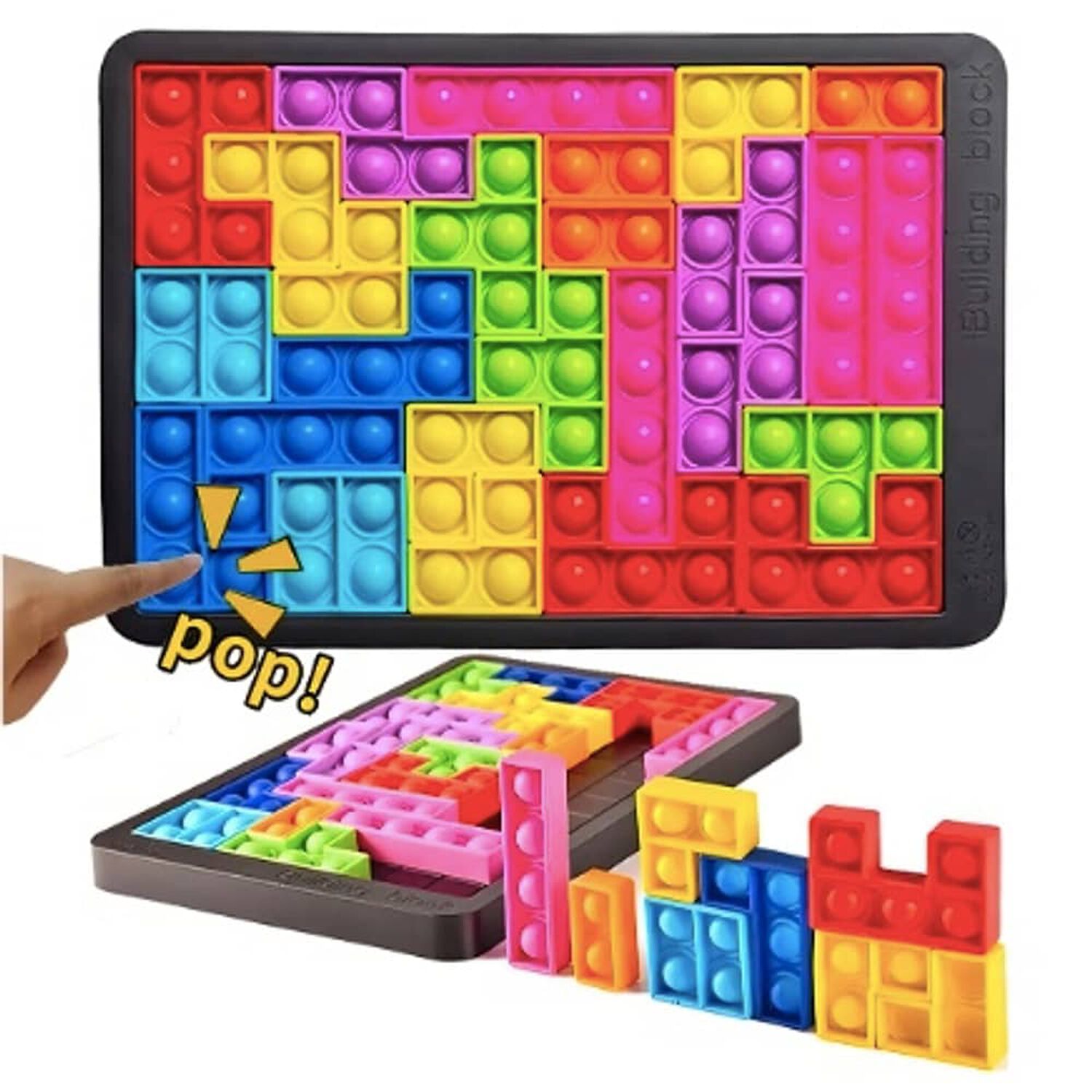 Juego Puzzle Pop It Rompecabezas 27 Piezas image number 1.0