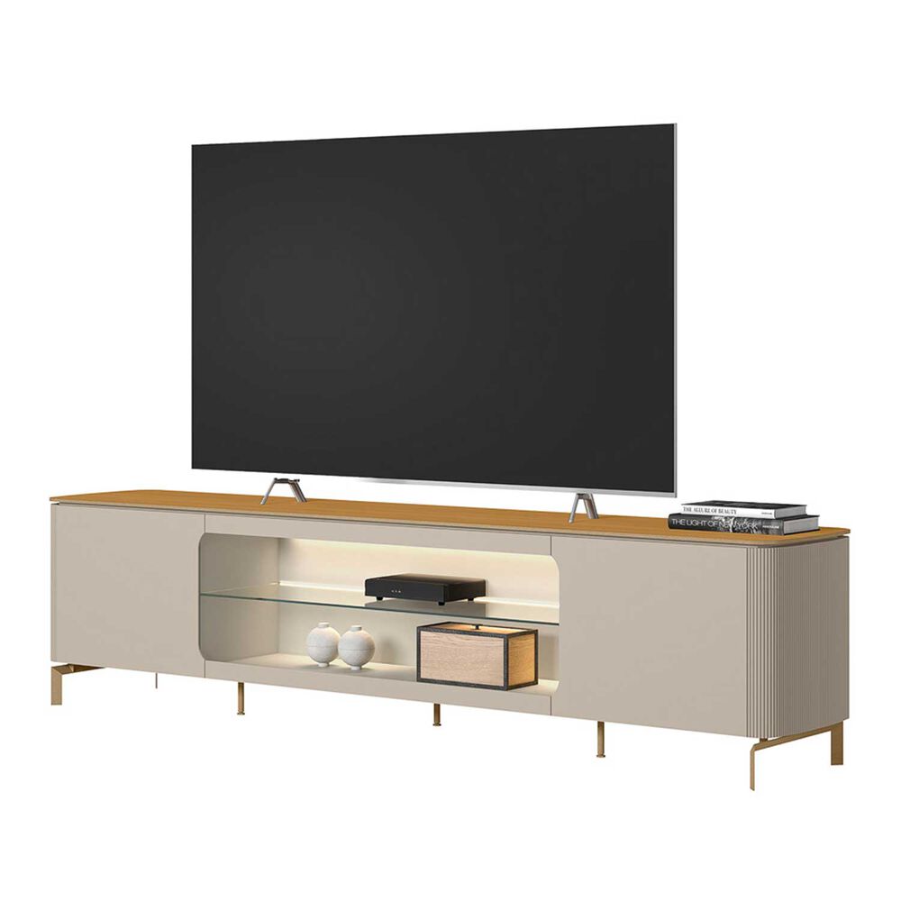 Rack Tv Montreux 85" 240x59x45 Con Luz Led image number 3.0