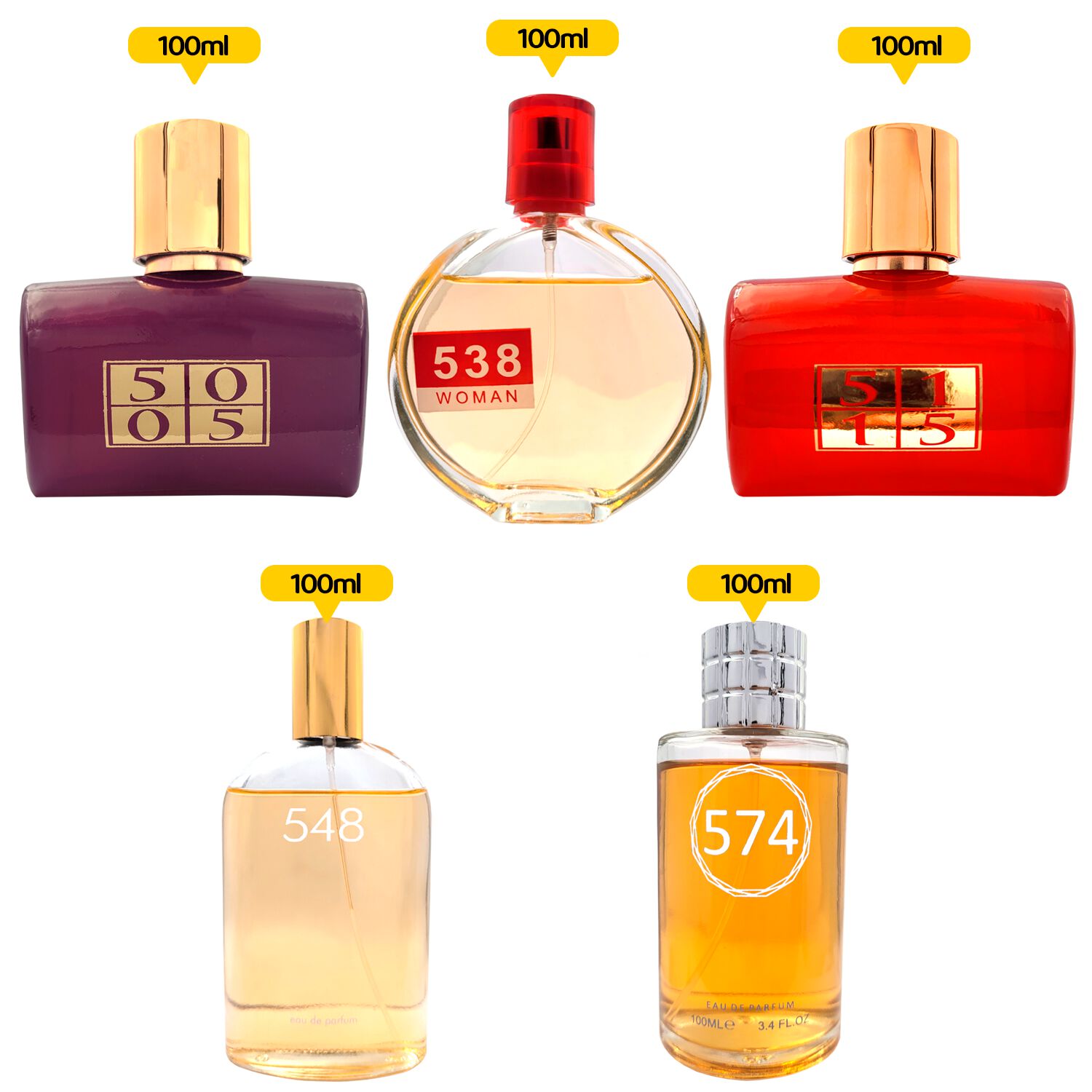 Pack 5x4 Euroluxe Edp 100 Ml Mujer Ii image number 2.0
