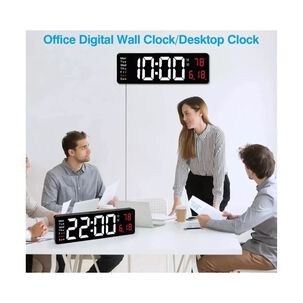 Reloj Digital Led Despertador Termómetro Calendario