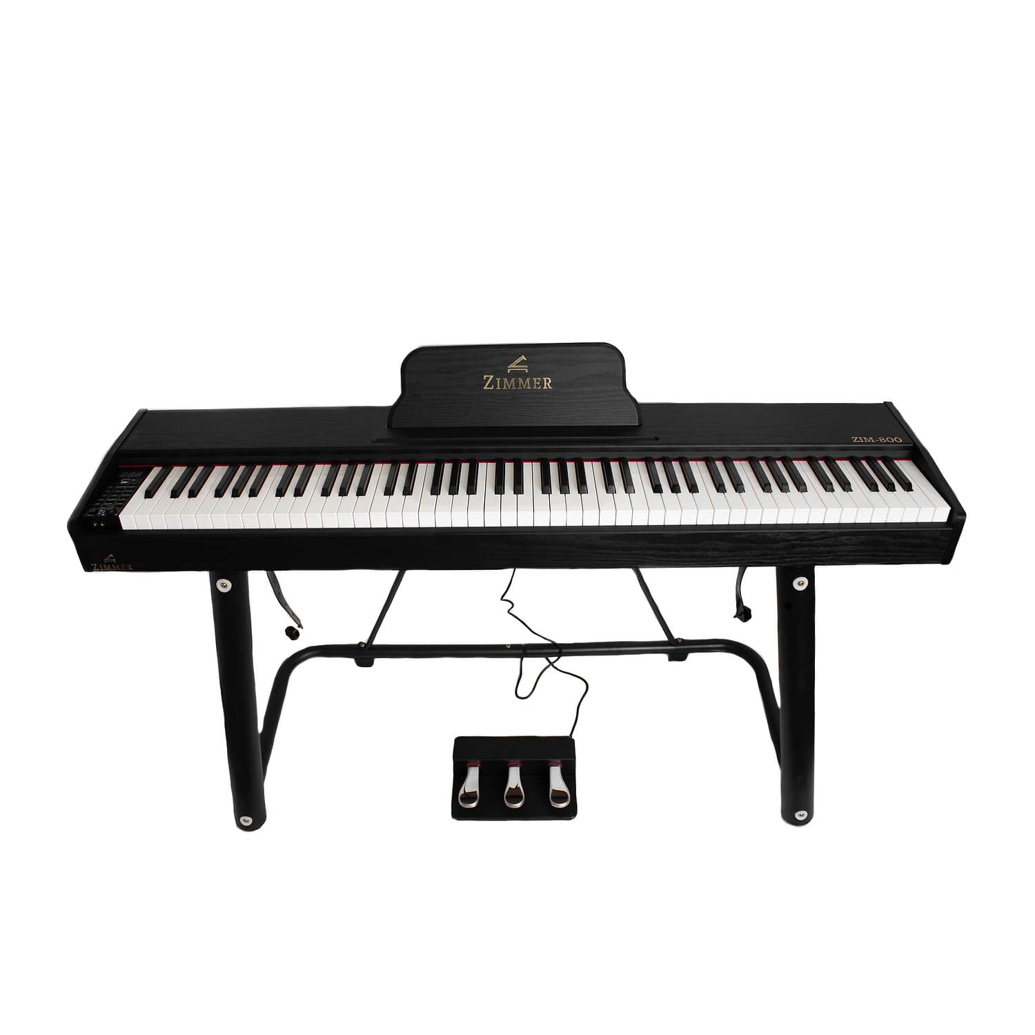 Piano Digital Portable Zimmer Negro Zim-800-bk image number 1.0