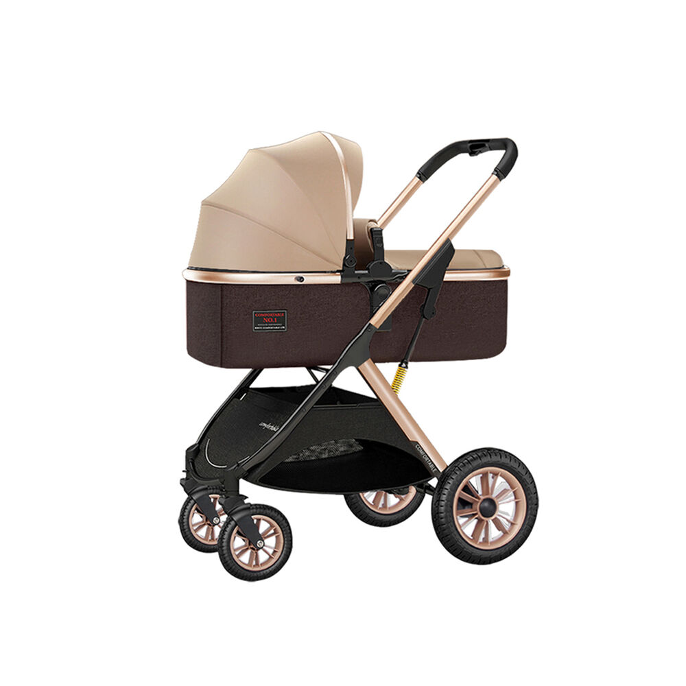 Coche Cuna 2 En 1 Multiposiciones Comfortable Beige Babymine image number 0.0