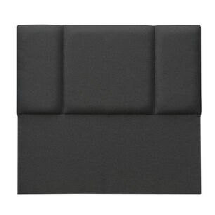 Respaldo De Cama Block Lino Grafito 1,5 Plazas