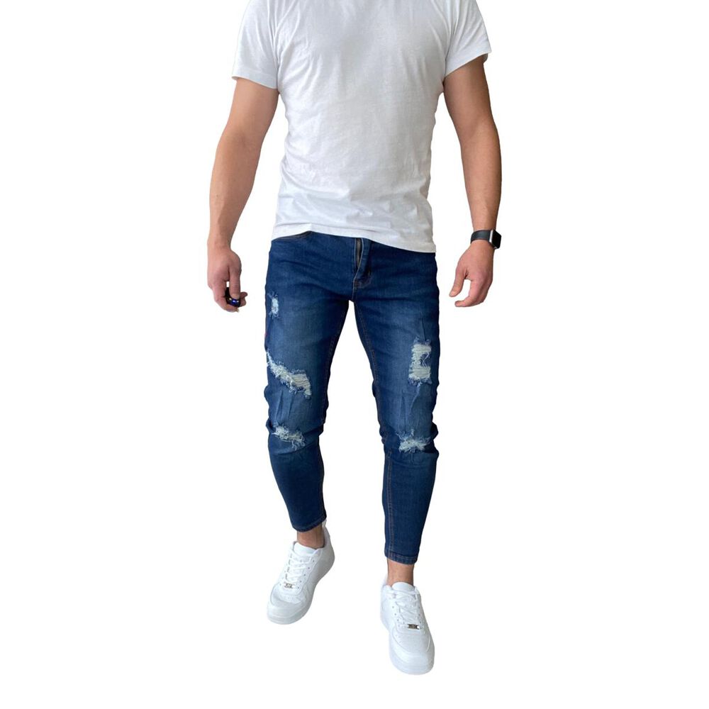 Jeans Rasgados Super Slim Fit Ankle Fit 14509 image number 7.0