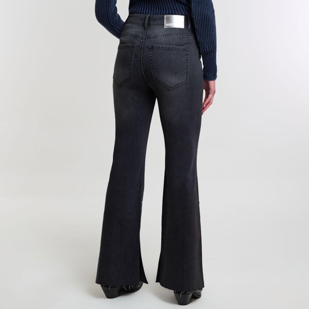 Jeans Tiro Medio Flare Mujer Rolly Go image number 2.0