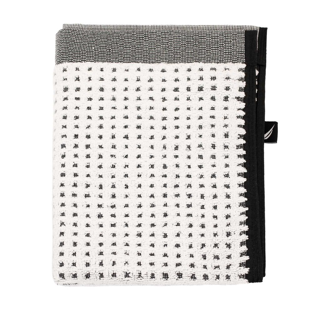Toalla De Manos Mara Nautica Home 40x60cm Blanca-negra image number 5.0