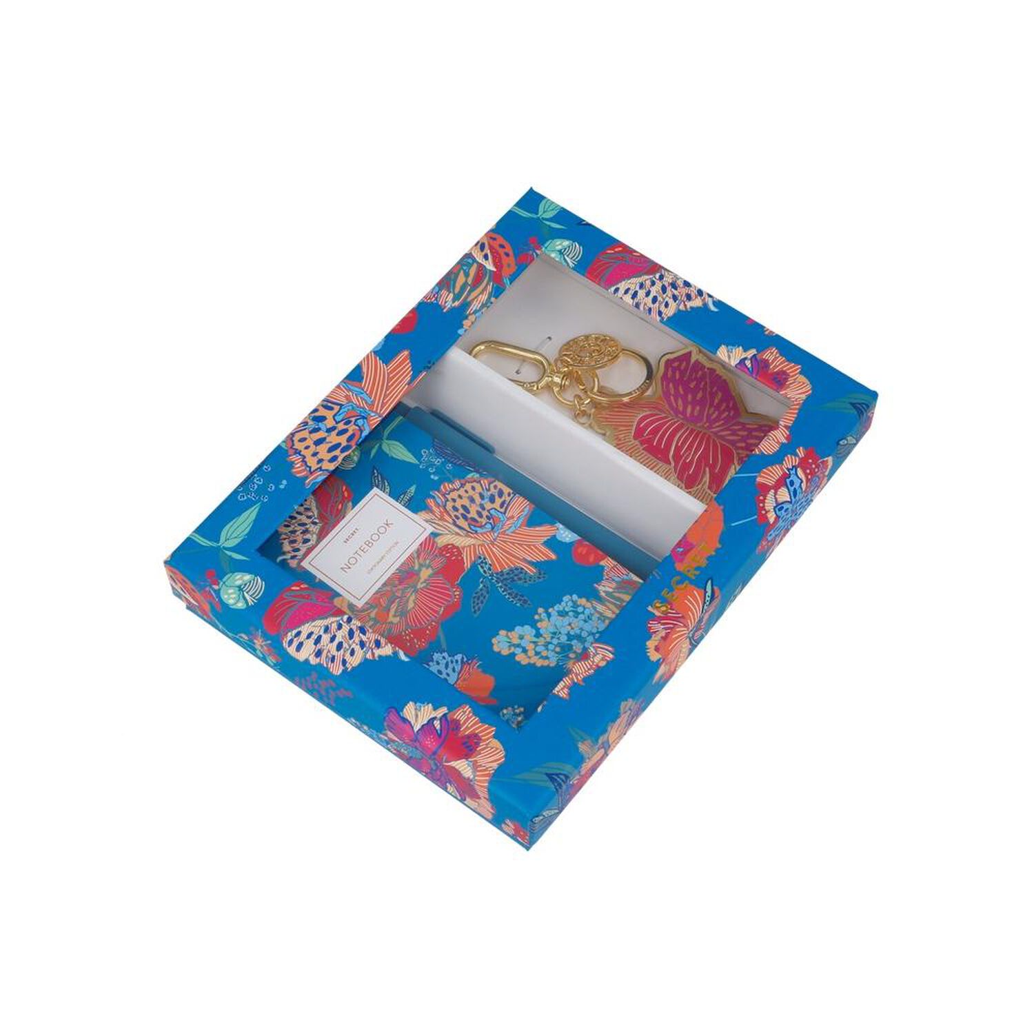 Set Libreta + L&aacute;piz + Charm Secret Sintra St6 Azul image number 0.0