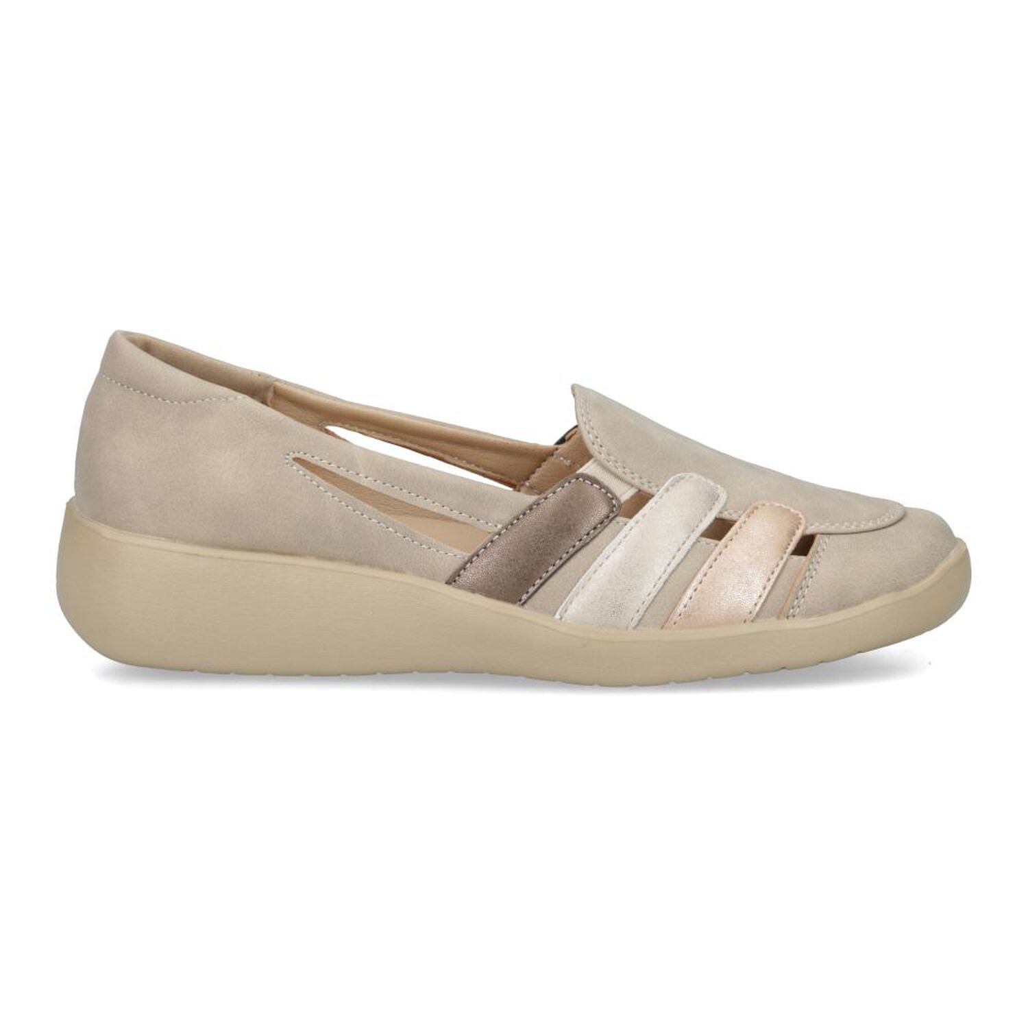 Mocas&iacute;n Mujer Lesage Beige image number 2.0