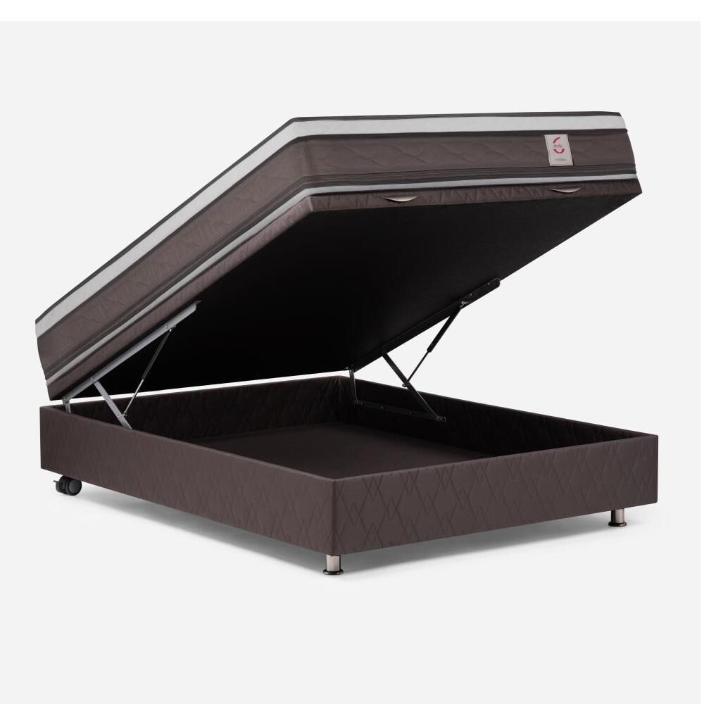 Cama Ba&uacute;l Rosen New Style 6 / 2 Plazas / Base Normal + Respaldo image number 2.0