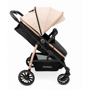 Coche Cuna Travel System Aureo Isofix Gold Beige Bebesit