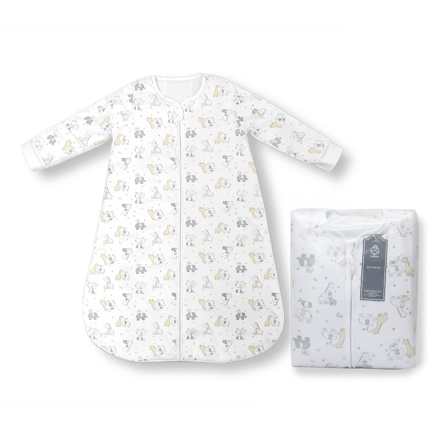 Saco De Dormir Para Beb&eacute; Dise&ntilde;o De Animales &ndash; Talla L 83 Cm image number 1.0