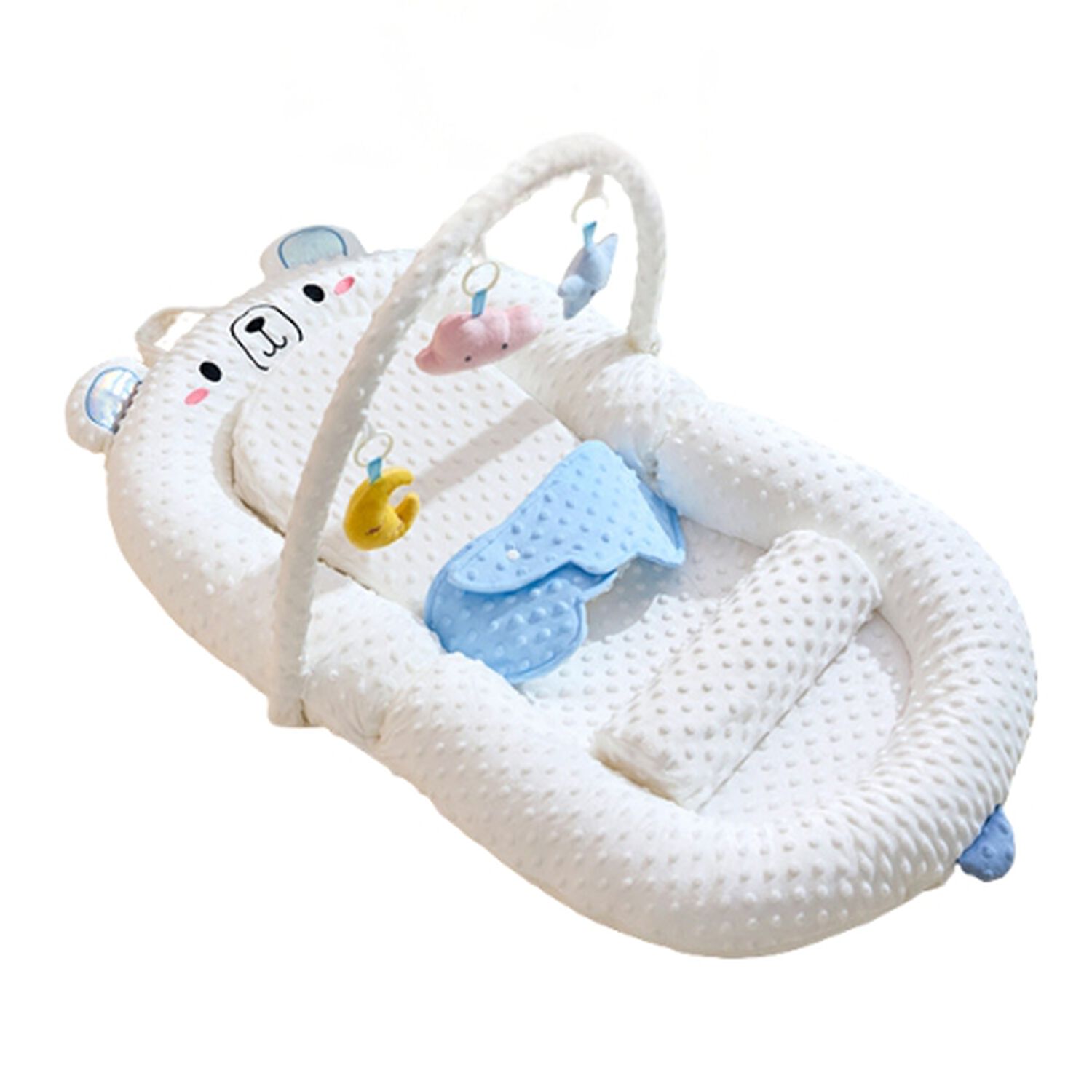 Cuna Almohada Port&aacute;til Para Beb&eacute; Dise&ntilde;o Ergon&oacute;mico image number 4.0