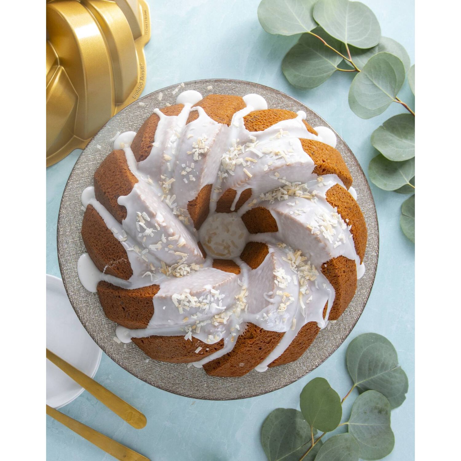 Pine Forest Bundt Pan Nordic Ware image number 1.0