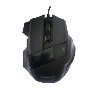 Gaming Mouse 1600 Dpi Usb Con Led Azul Ergon&oacute;mico - Ps