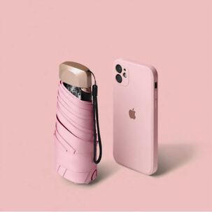 Mini Paraguas Plegable Rosa