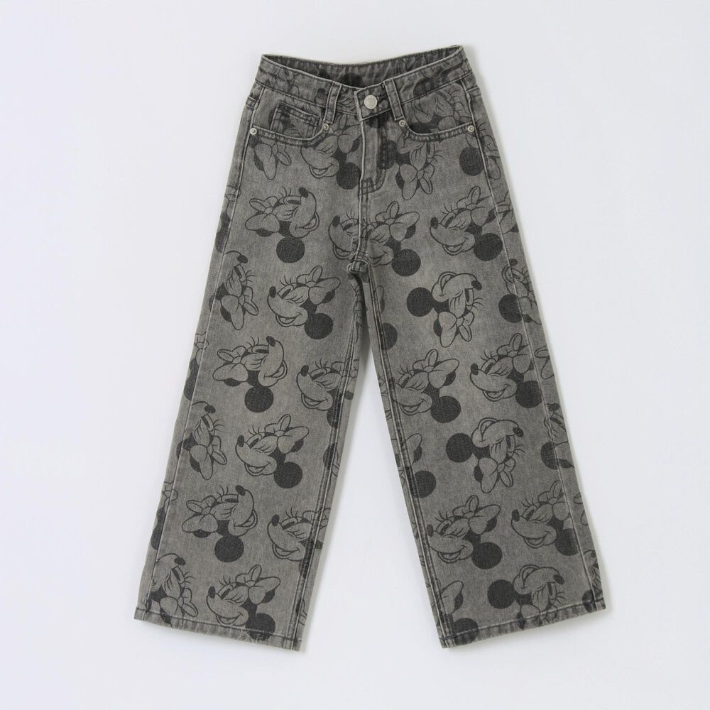 Jeans Ni&ntilde;a Palazzo Full Print Minnie Gris Disney image number 2.0