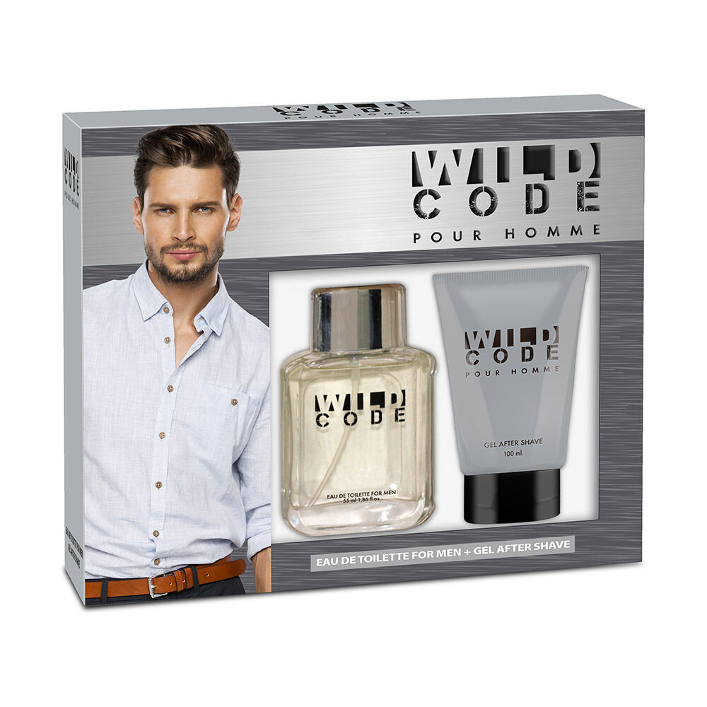 Colonia Hombre Wild Code / 50 Ml + Gel After Shave / 100 Ml image number 0.0