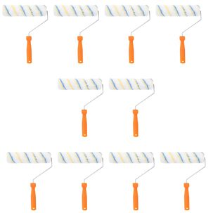 Set 10 Rodillos Chiporro Mango Plastico 33x23cm Para Pintar