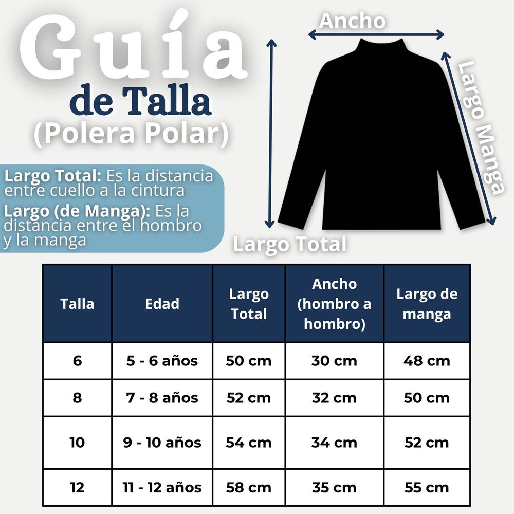 Pack 3 Poleras Camisetas Polar Azul Oscuro Primera Capa Beatle Manga Larga Ni&ntilde;o image number 2.0