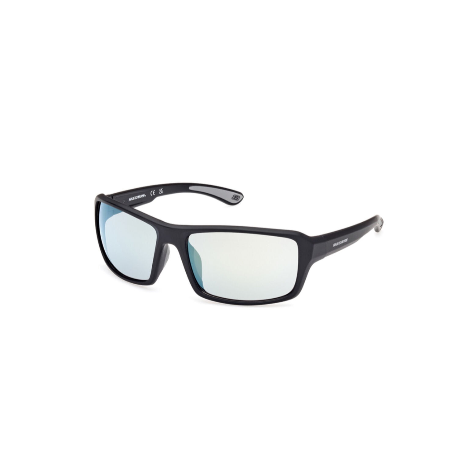 Lentes De Sol Negro Mate Espejados Skechers image number 1.0