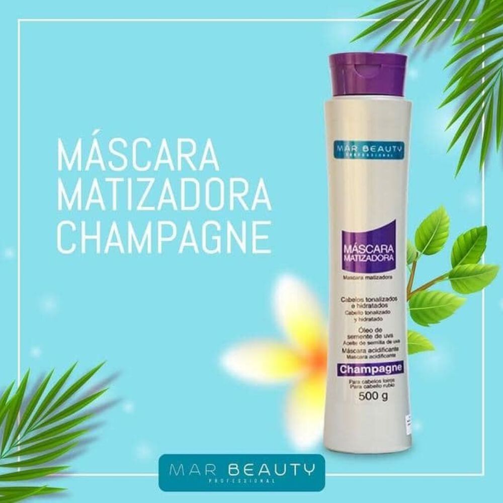 Mascara Matizadora Champagne De 500g Mar Beauty image number 2.0